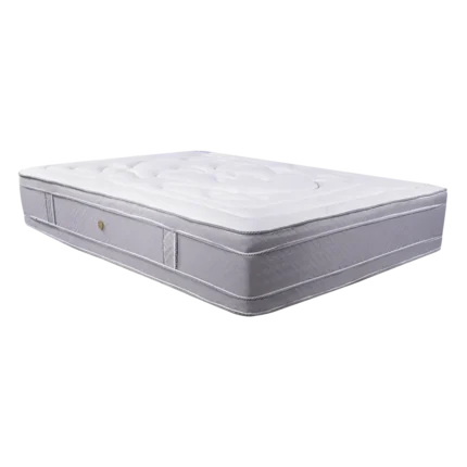 Colchón Duraflex Euro-Top en vista lateral, mostrando su diseño ergonómico y acolchado de alta calidad.