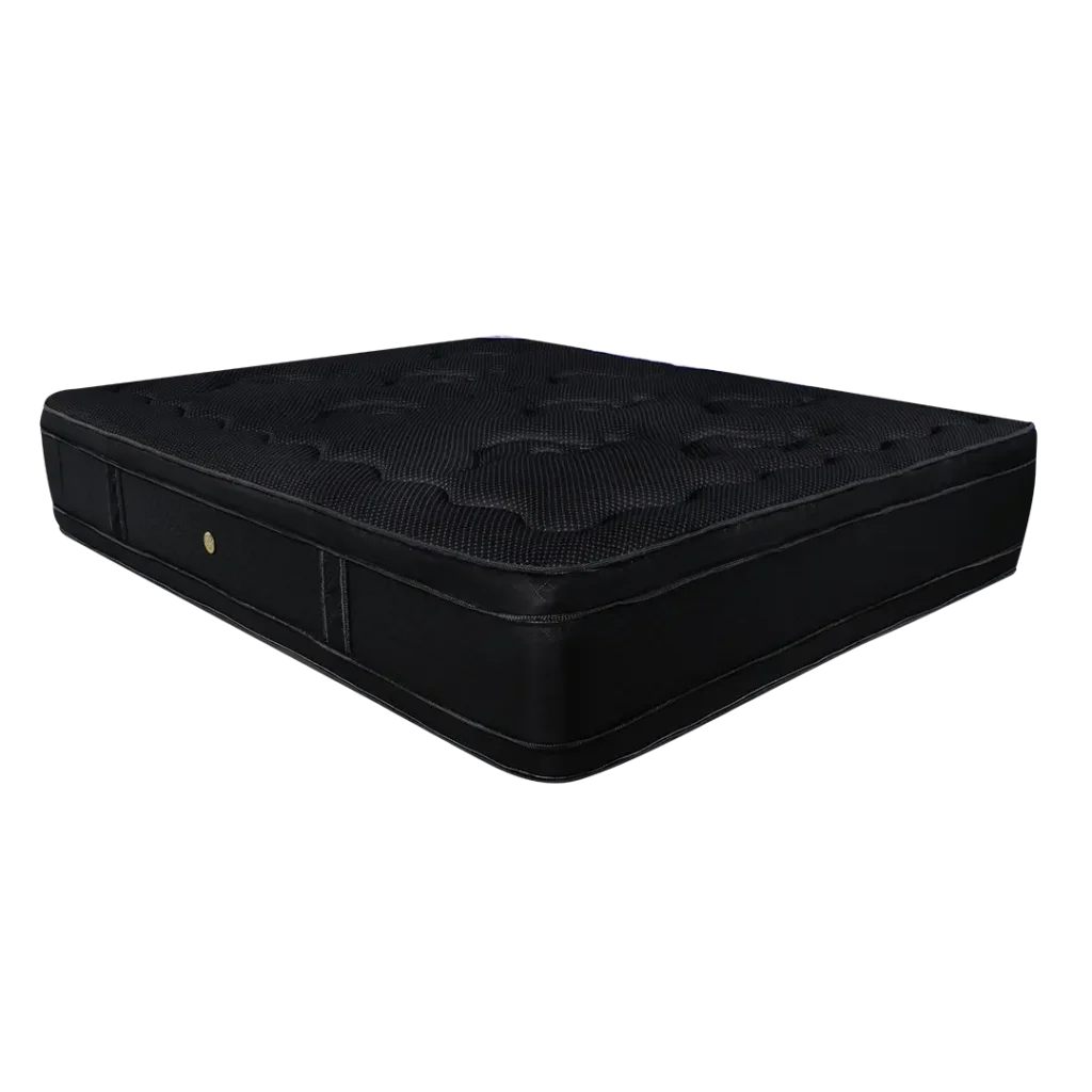 Vista completa del colchón Duraflex Col Euro-Top en color negro.
