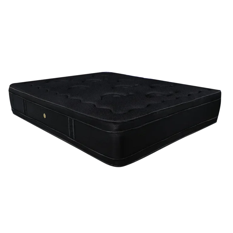 Vista completa del colchón Duraflex Col Euro-Top en color negro.