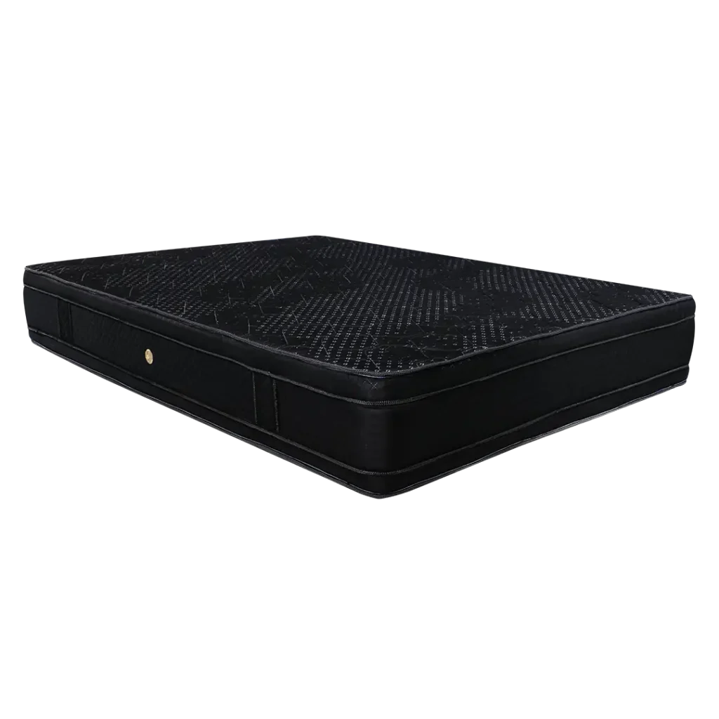 Vista lateral del Colchón Neptuno mostrando su diseño Euro-top y altura de 36 cm.