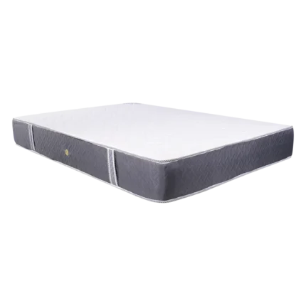 Vista en ángulo del colchón Ortopédico Sun mostrando su perfil y estructura completa.