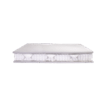 colchón Pocket Duraflex blanco con diseño acolchado en vista diagonal