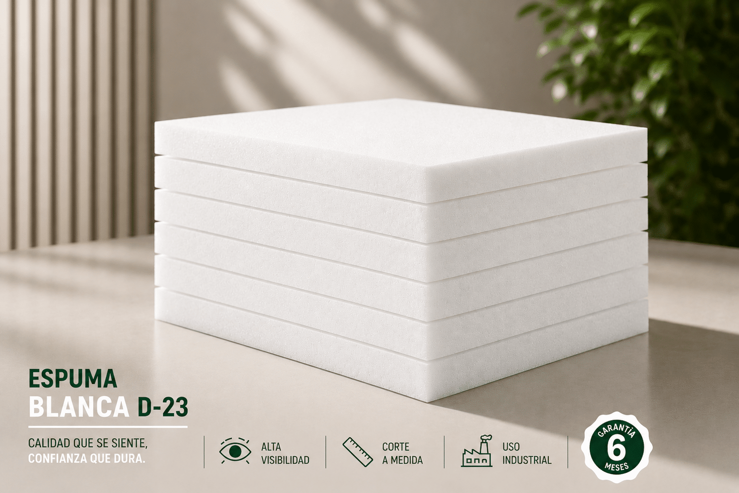 Espuma blanca DuraSleep