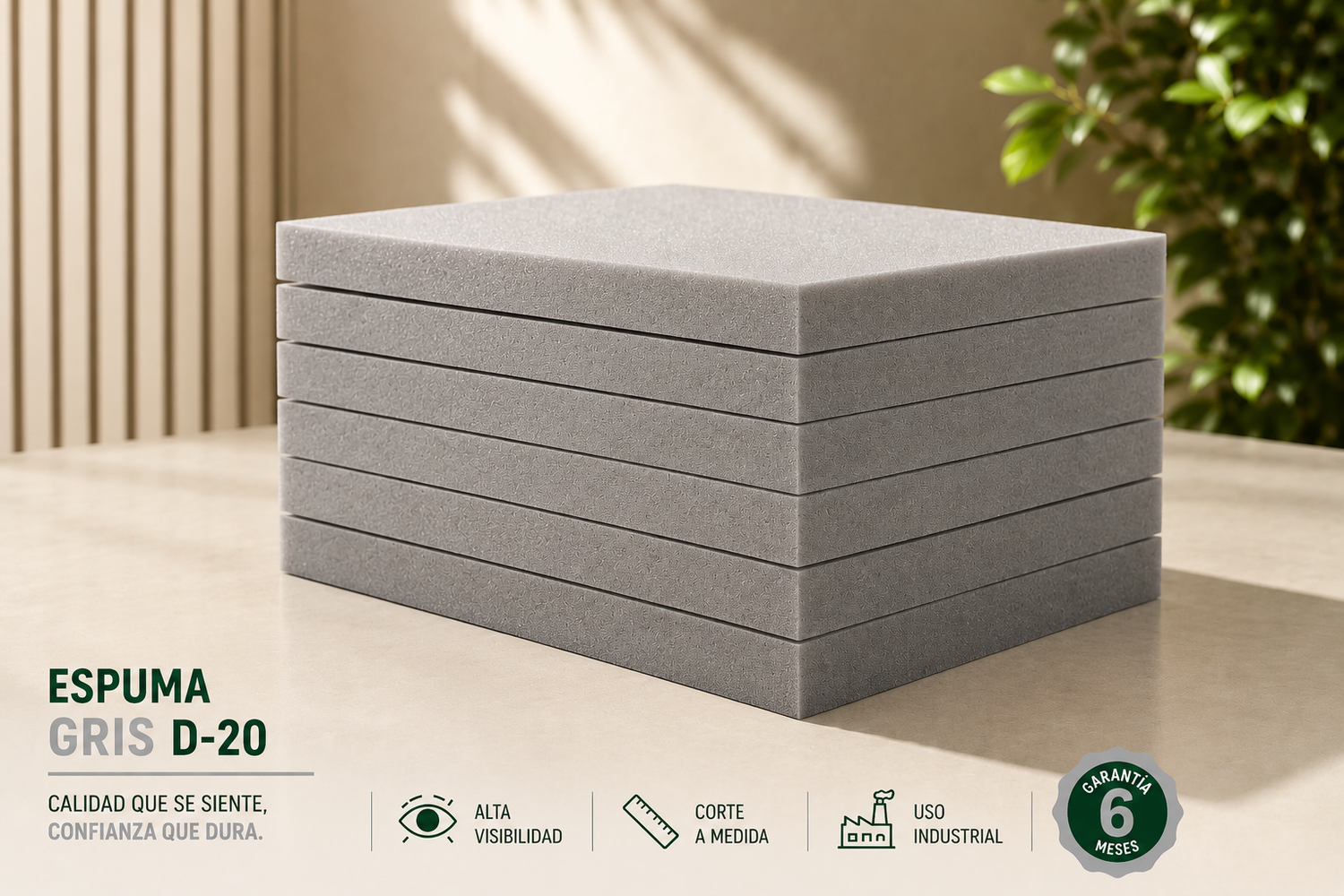 Espuma gris DuraSleep